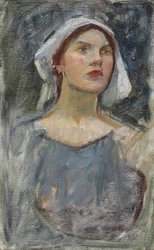 Head Study for The Enchanted Garden